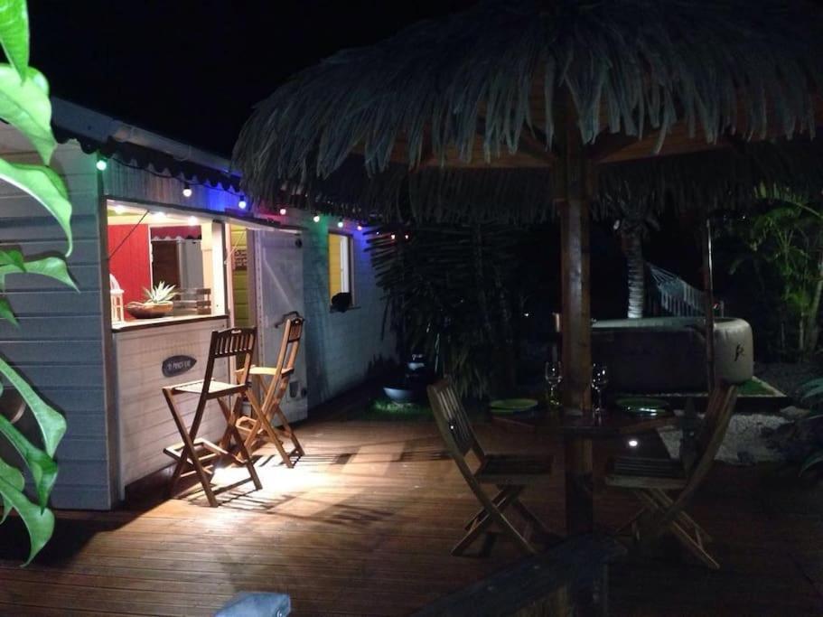 Charmant Bungalow Un P'Tit Coin De Paradis Сен-Франсуа Экстерьер фото